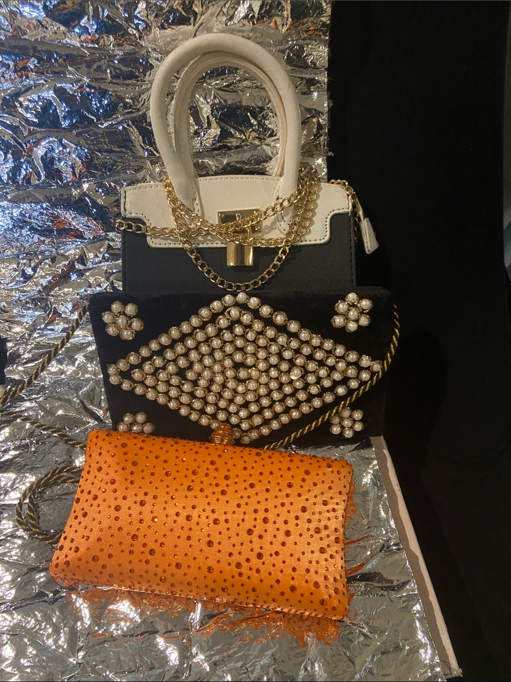 Evening purses. 3 for 1 price. Excellent condition purses. - Picture 5 of 5